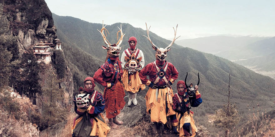 កុលសម្ព័ន្ធ Mask Dancers, Paro, ប្រទេសប៊ូតង់