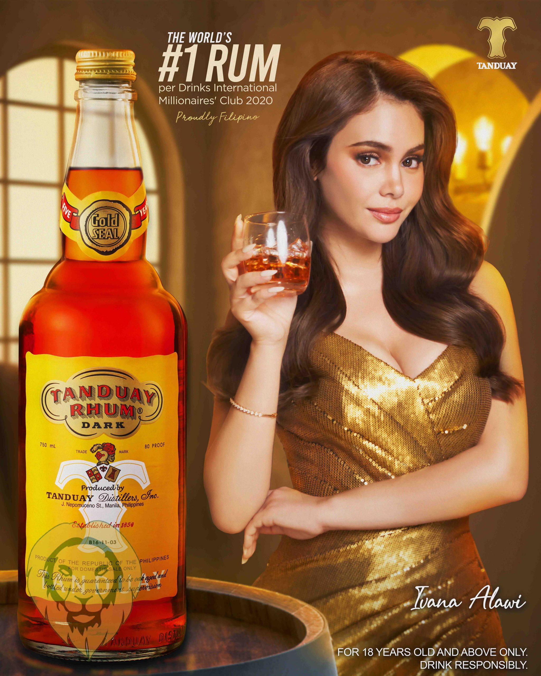 Ivana Alawi’s charm worked as Tanduay bags 4th World’s Number 1 Rum Win