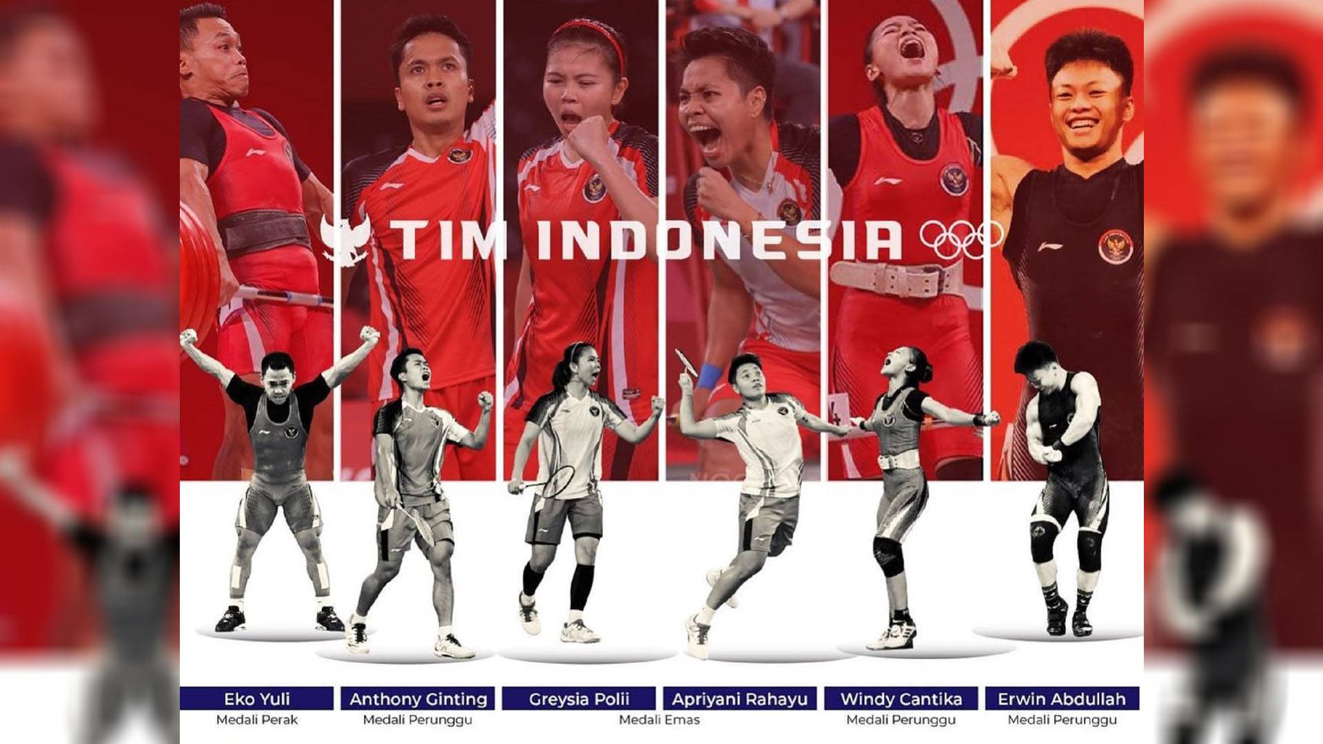 Ini Dia Para Peraih Medali Indonesia Di Olimpiade Tokyo 2020 - TrueID