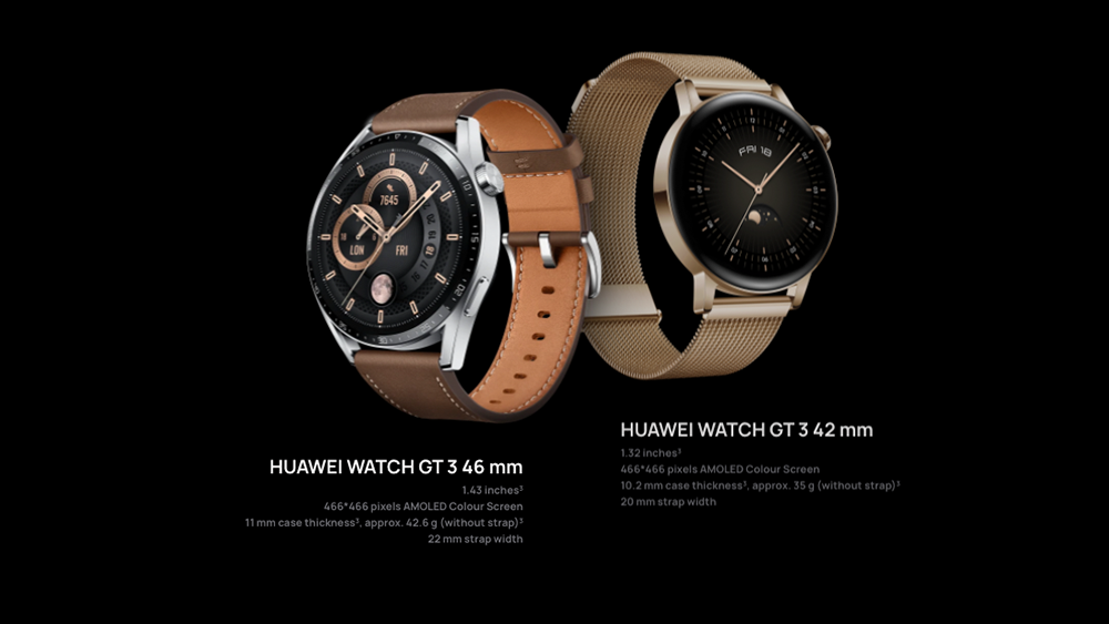 Huawei Watch GT 3 46mm, 42mm now official TrueID