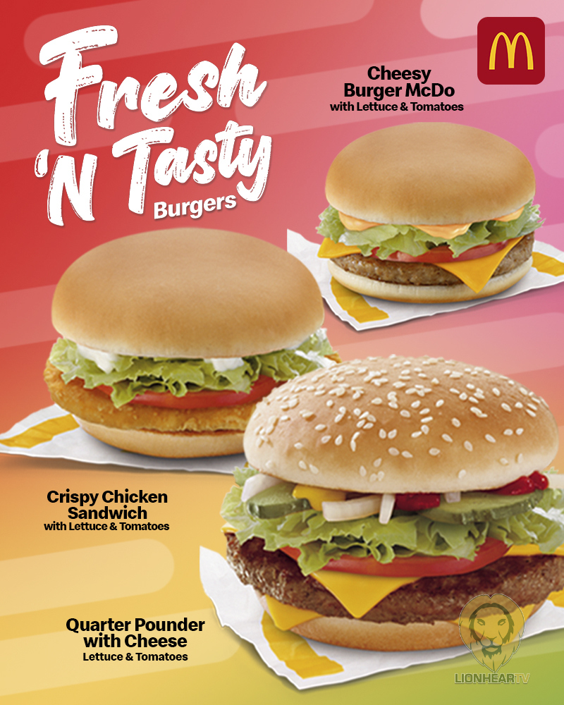 McDonald’s makes your favorite burgers Fresh N Tasty, just the way you ...