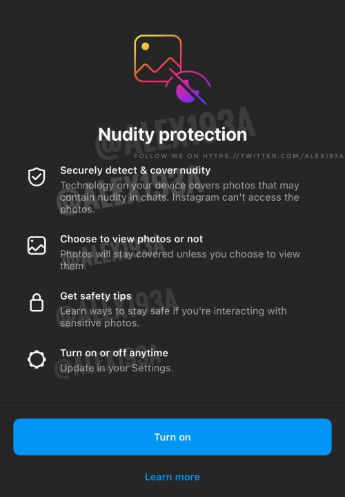 Nudity Protection • Meta Is Working On Nudity Protection For Instagram Chats 3 Nudity Protection Instagram