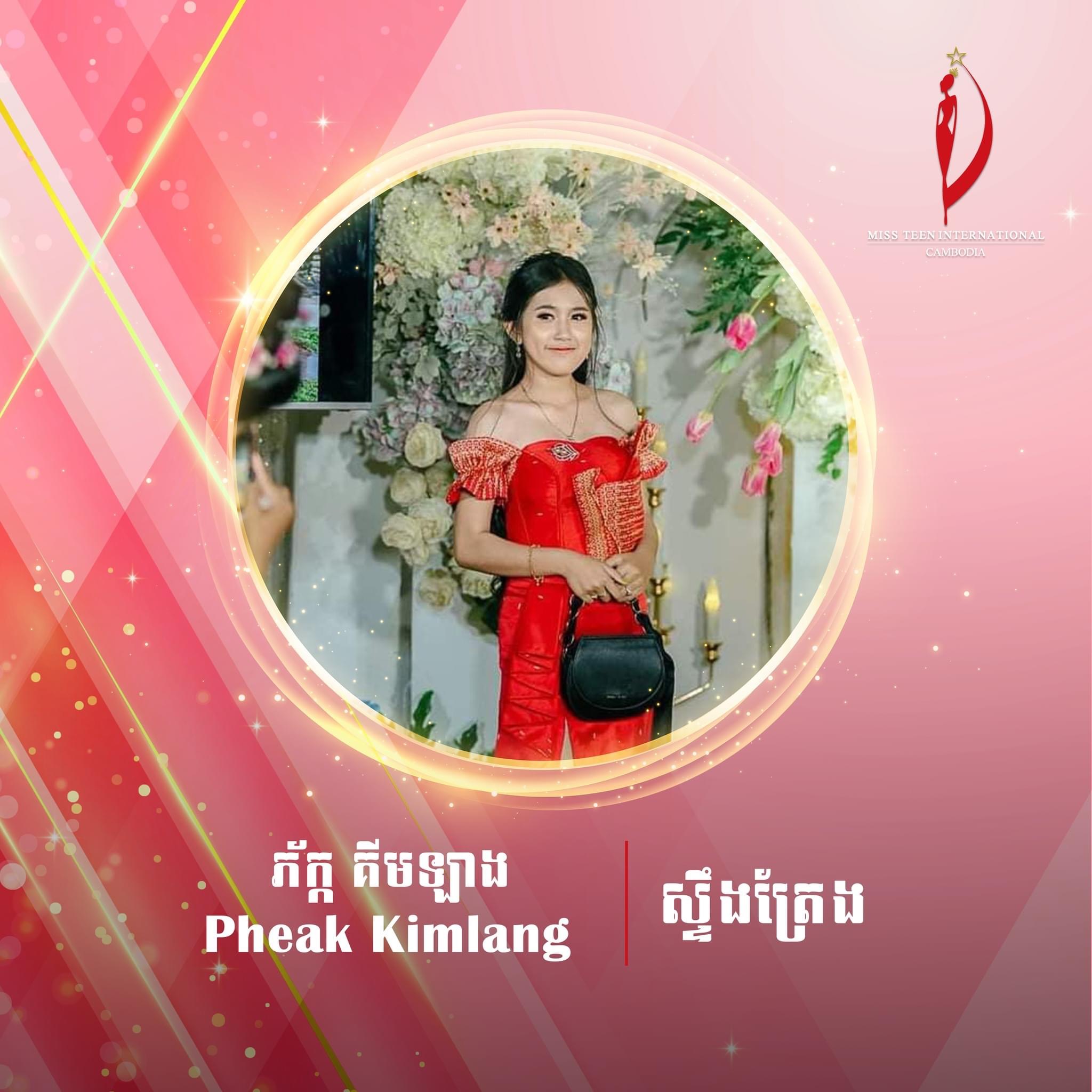 បេក្ខនារី Miss Teen International Cambodia 2023 ក្រុមទី៨