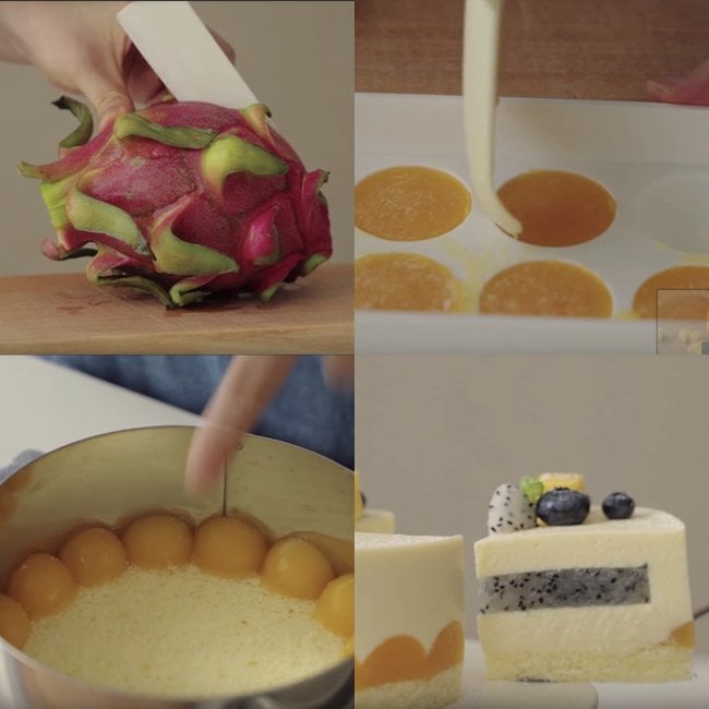 នំខេករសជាតិផ្លែស្រកានាគ