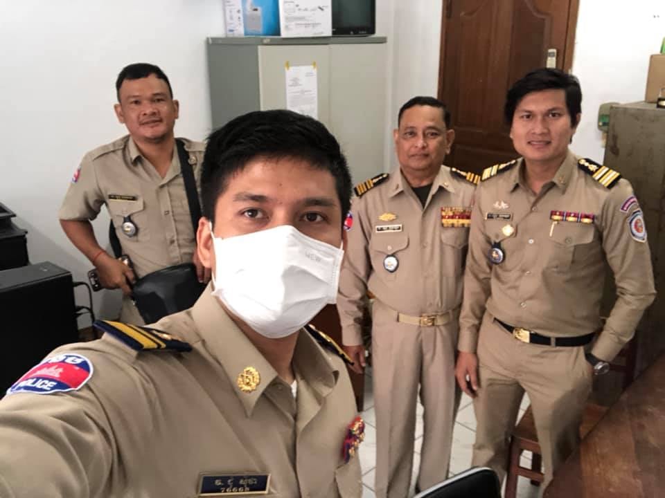 លោក ជុំ ស៊ីថាក្នុងពេលបំពេញការងារ