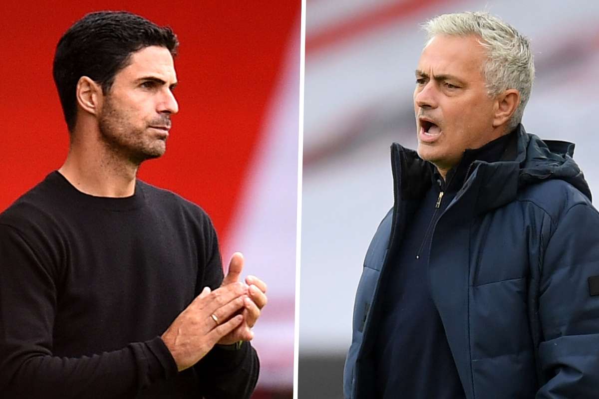 &nbsp; ​លោក&nbsp;Jose Mourinho និង លោក Arteta