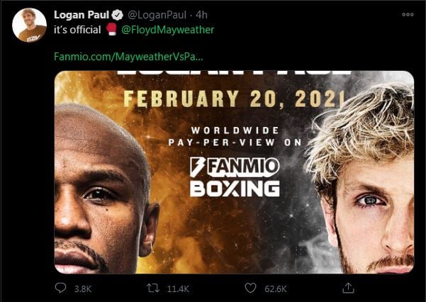 Logan&nbsp; Paul និង&nbsp; Floyd Mayweeather