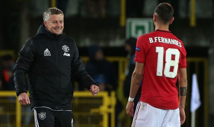 លោក Ole Gunnar Solskjaer និង Bruno Fernandes
