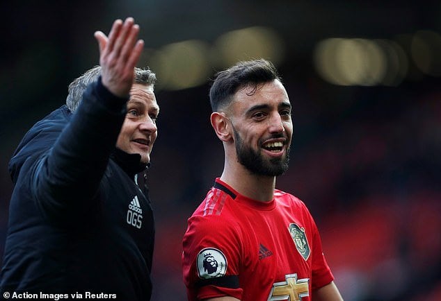 លោក Ole Gunnar Solskjaer និង Bruno Fernandes
