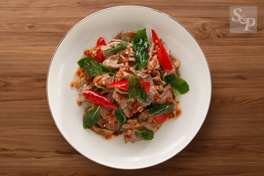 ឆាក្តៅសាច់គោ