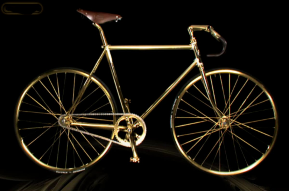 ​​ Aurumania Crystal Edition Gold Bike