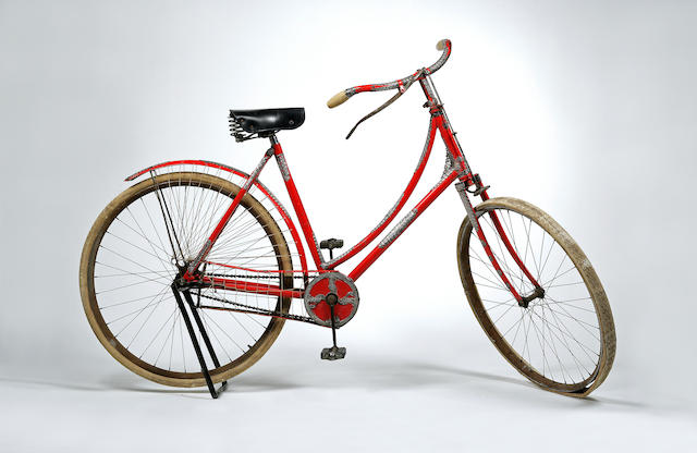 Rare Tiffany &amp; Co. Silver Mounted Lady’s Bike