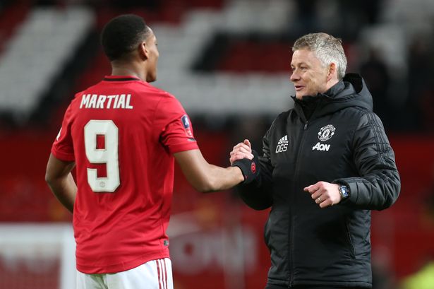 លោក Ole Gunnar Solskjaer និង Anthony Martial