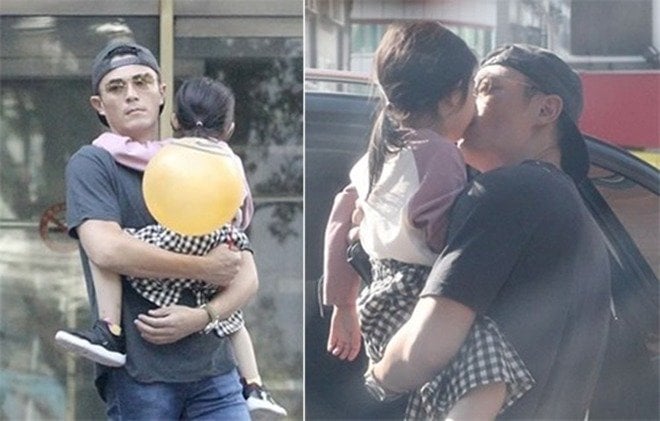 Wallace Huo និងកូនស្រី
