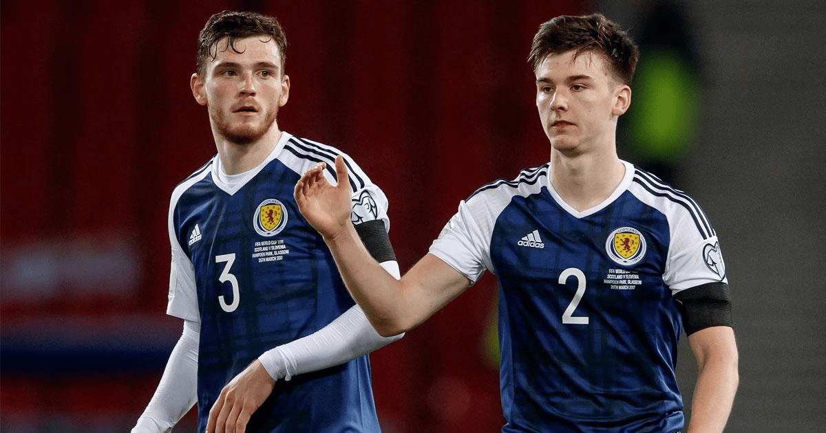 ខ្សែការពារ&nbsp;&nbsp;Andy Robertson និង&nbsp;Kieran Tierney