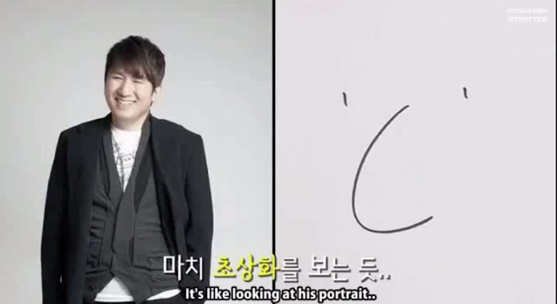 Bang Si Hyuk និងរូបដែល Jungkook គូរ