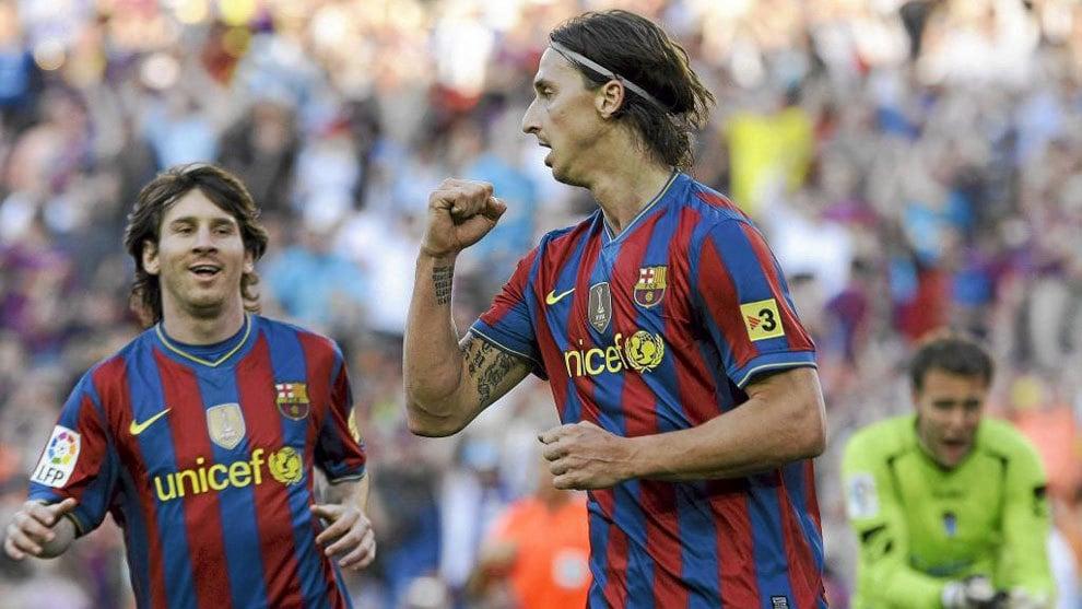 Lionel Messi និង&nbsp;Zlatan Ibrahimovic