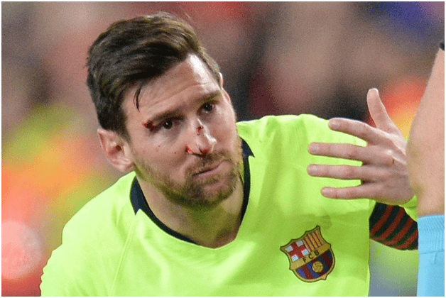 ការរងរបួសរបស់កីឡាករ Messi​ អំឡុងការប្រកួតជាមួយក្រុមបីសាចក្រហម