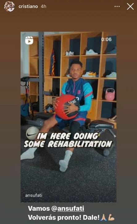 សារលើកទឹកចិត្តរបស់ Cristiano Ronaldo