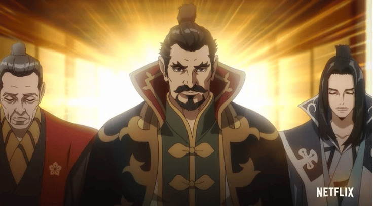 រូបភាព Oda Nobunaga ក្នុងវីដេអូខ្លី