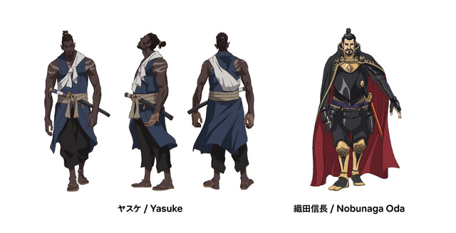 រូបភាព First Look ទៅលើតួអង្គ Yasuke និង​ Oda Nobunaga