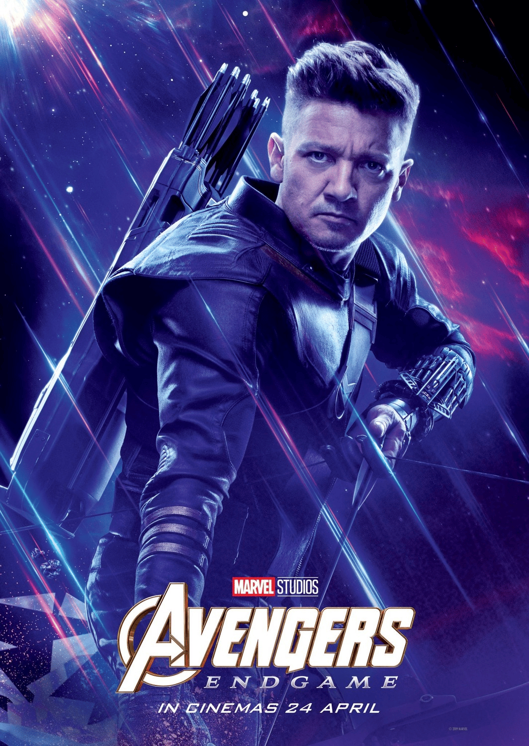 រូបលោក Jeremy Renner សម្ដែងជា Clint Barton/Hawkeye