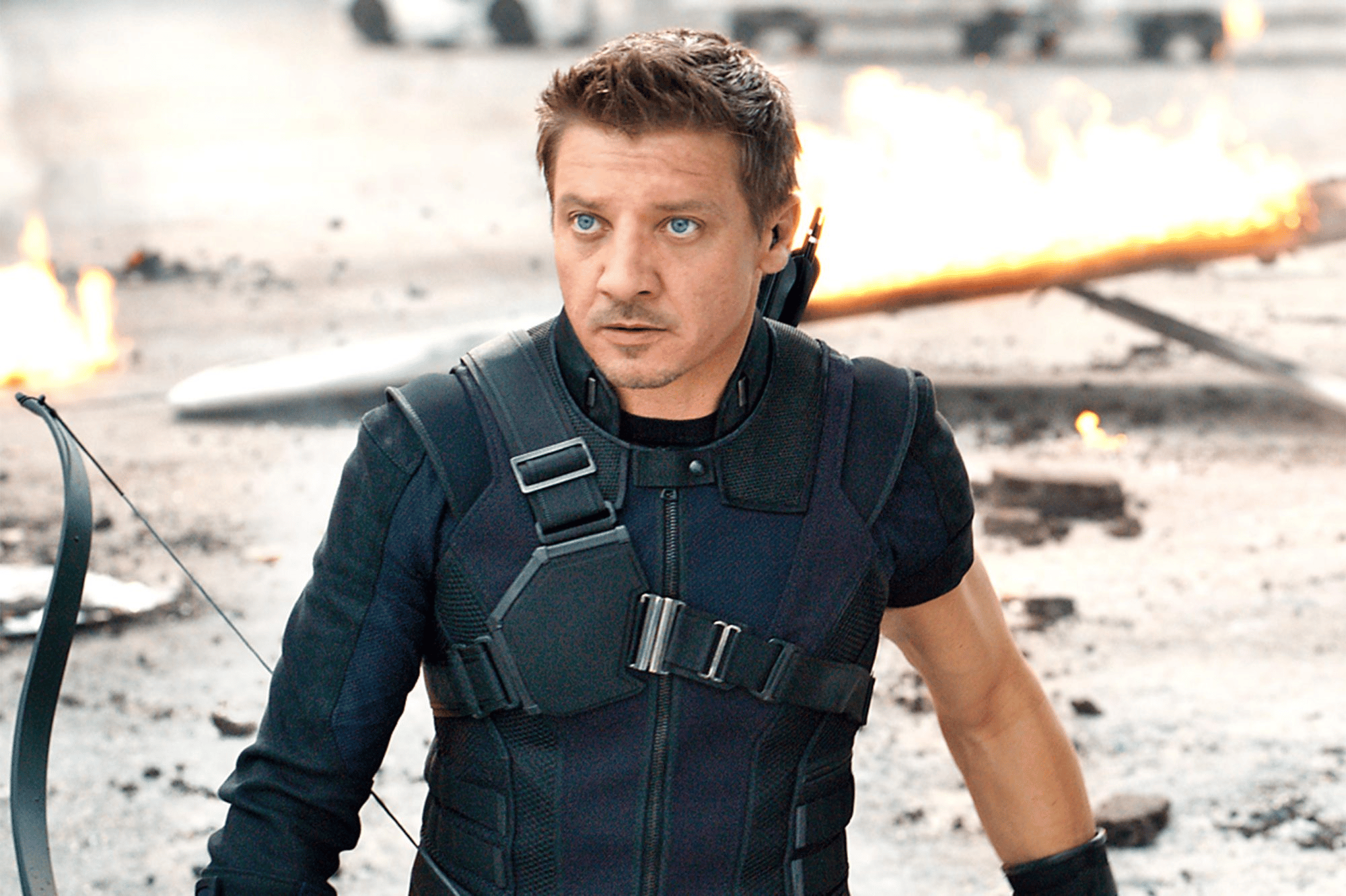 រូបលោក Jeremy Renner សម្ដែងជា Clint Barton/Hawkeye