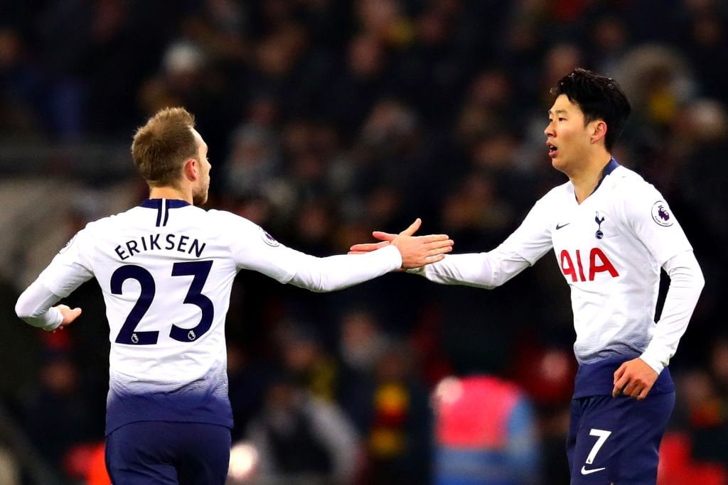Heung-min Son និង Christian Eriksen