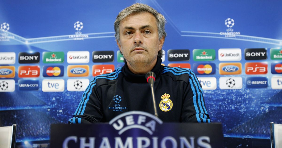 &nbsp;លោក Jose Mourinho កាលនៅជាគ្រូបង្វឹកក្លិប Real Madrid