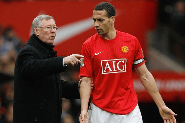 លោក Rio Ferdinand និង Sir Alex Ferguson