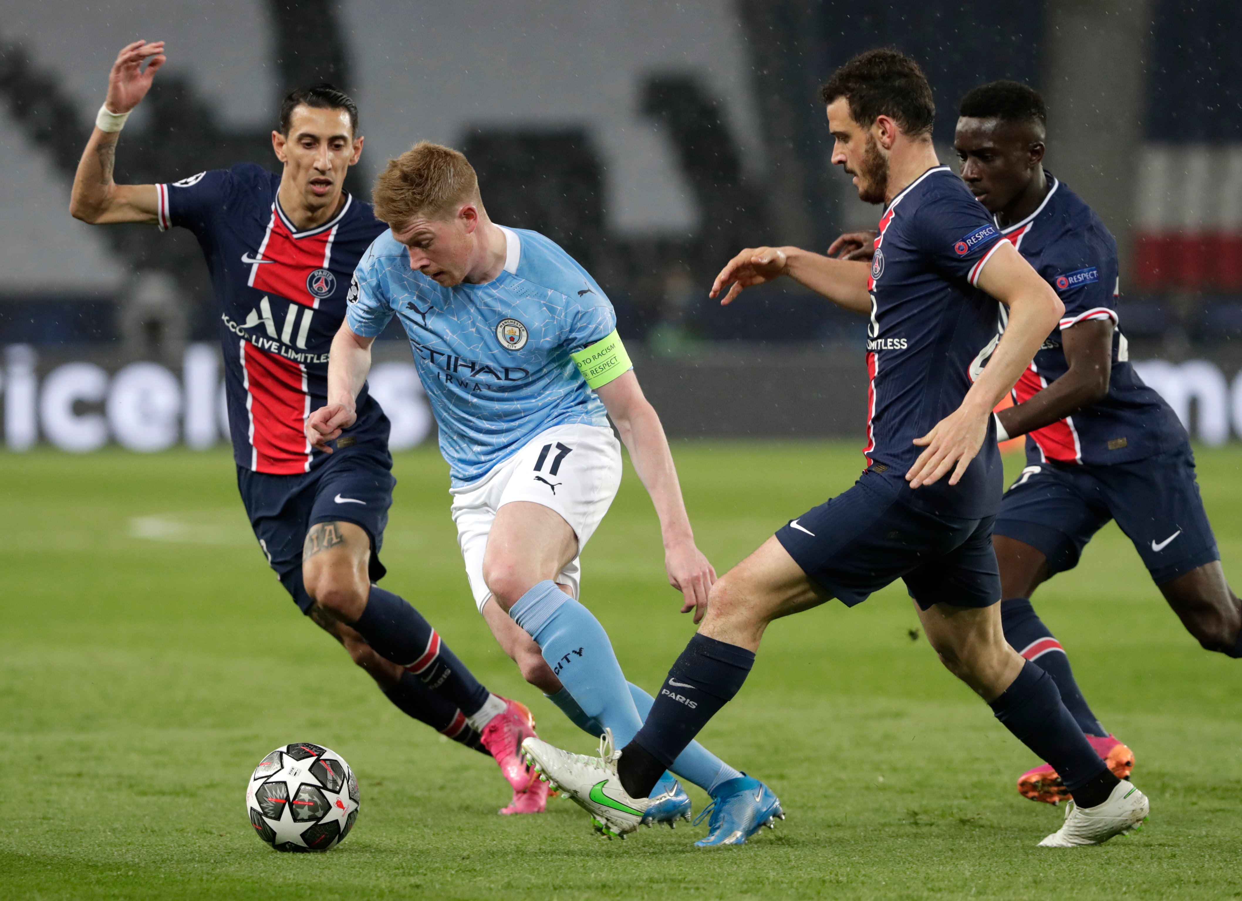 ការប្រកួតជើងទី2 រវាងក្រុម Man City និង Paris Saint German