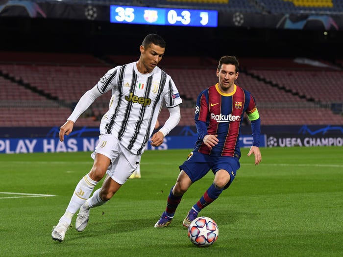 ខ្សែប្រយុទ្ធ Cristiano Ronaldo និង Lionel Messi