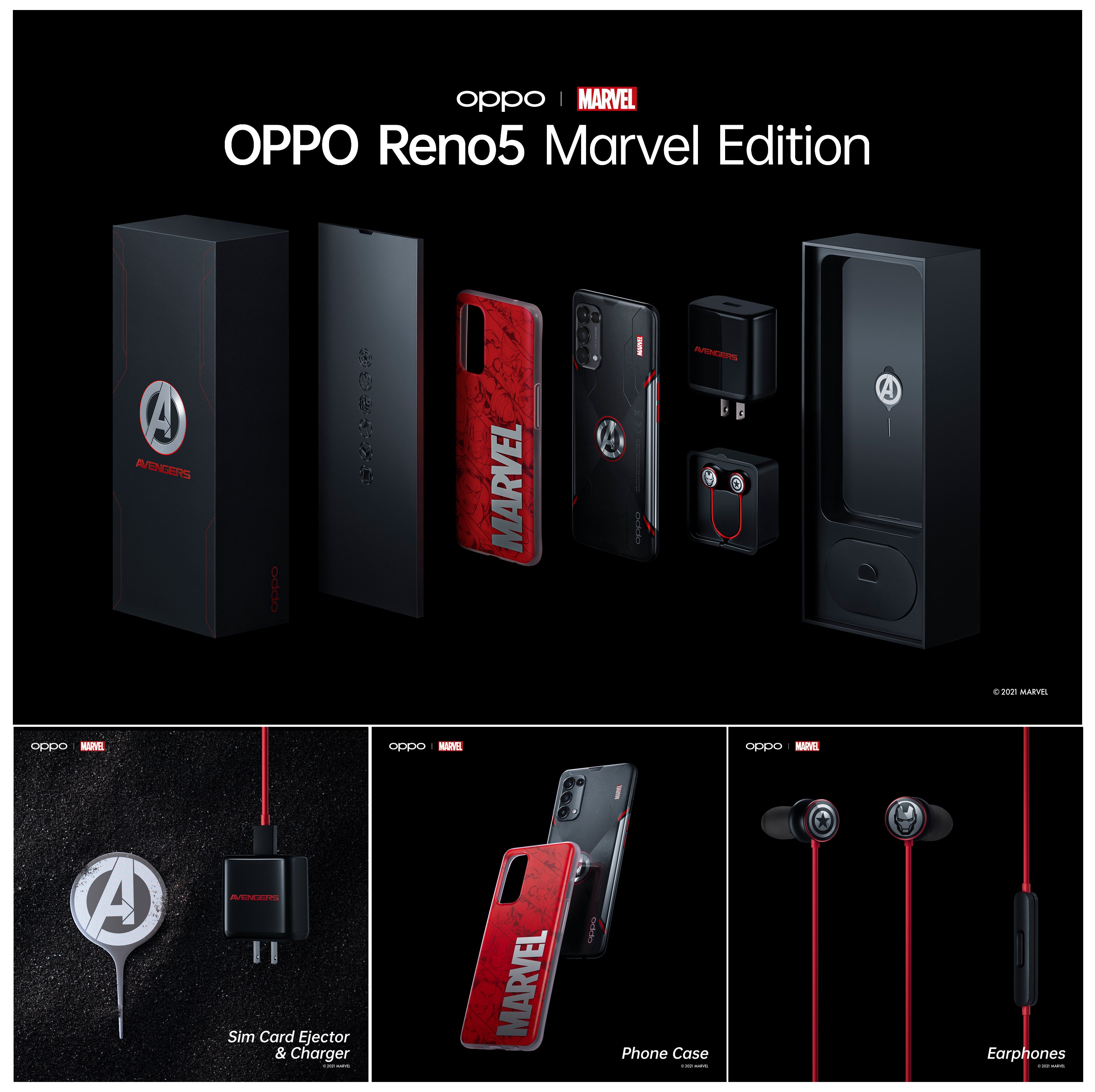 &nbsp; ស្មាតហ្វូន&nbsp;OPPO RENO5 Marvel Edition