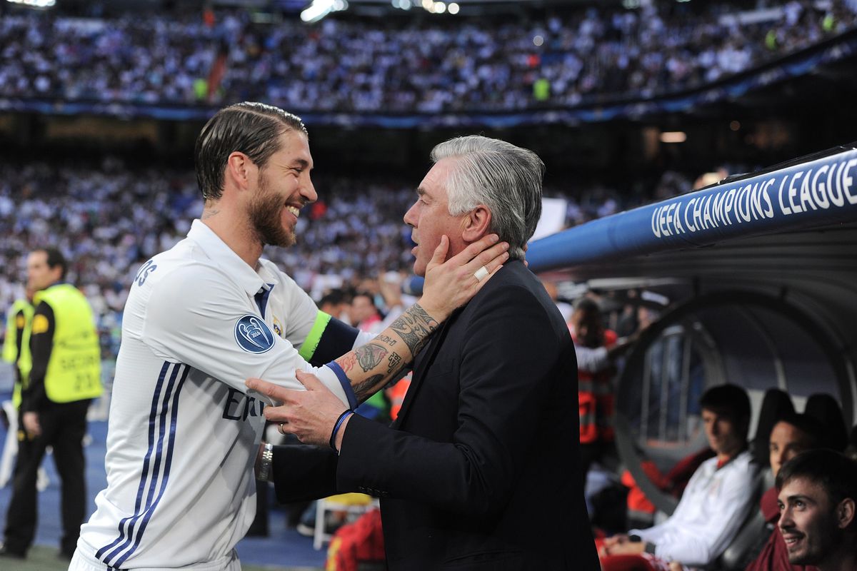 លោក Carlo Ancelotti និង Sergio Ramos