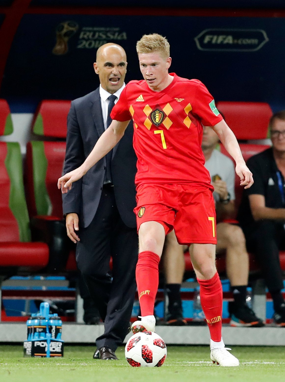Roberto Martinez​ and De Bruyne