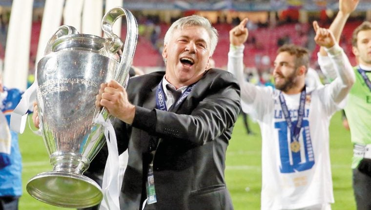 លោកគ្រូបង្វឹក Carlo Ancelotti លើកពាន UCL
