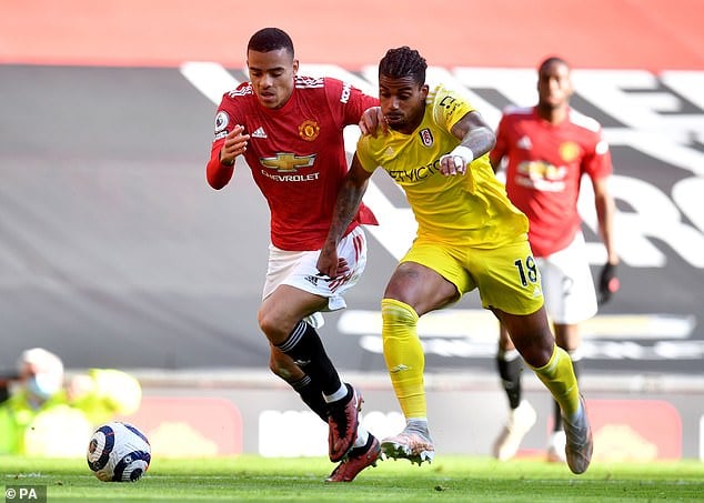 ខ្សែប្រយុទ្ធ&nbsp;Mason Greenwood ក្នុងការប្រកួតទល់នឹង Fulham&nbsp;