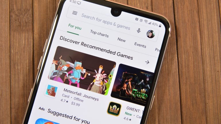 កម្មវិធីនៅលើ Play Store