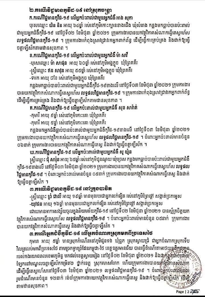 ខេត្ដស្វាយរៀង&nbsp;