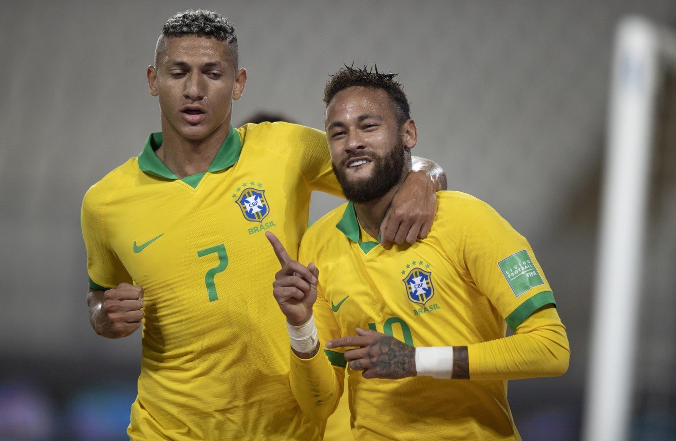 កីឡាករ Richarlison និងកីឡាករ Neymar