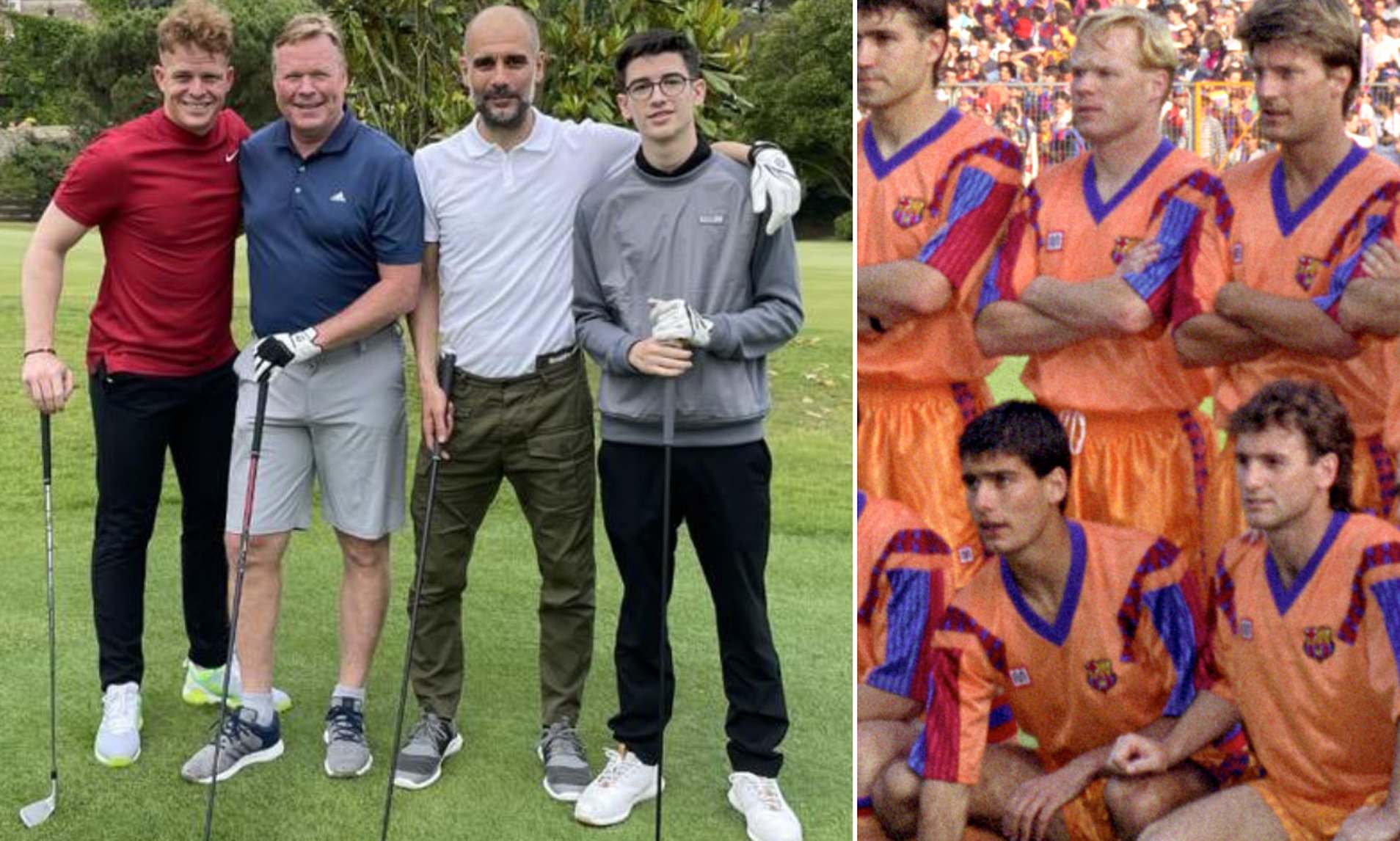 លោក&nbsp;Pep Guardiola និងលោក Koeman