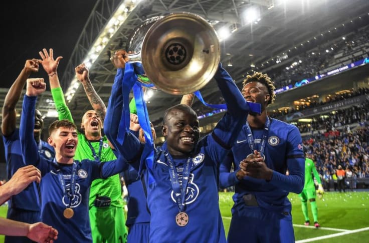 &nbsp; កីឡាករ&nbsp;N’Golo Kante និងមិត្តរួមក្រុម