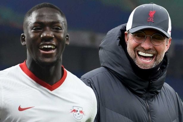 លោក Jurgen Kloppជាមួយខ្សែការពារកណ្តាលRB Leipzig Ibrahima Konate