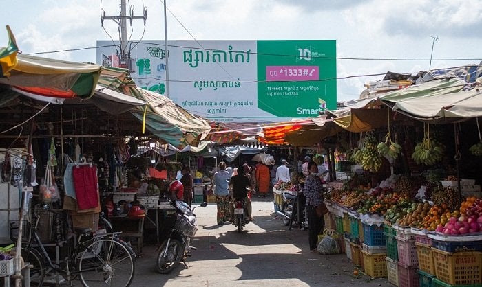 ទិដ្ឋភាពផ្សារតាកែវ មុនពេលបិទ