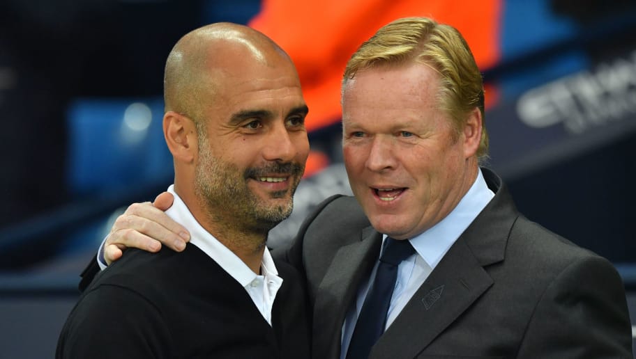 លោកគ្រូបង្វឹក Pep Guardiola និង Ronald Koeman&nbsp;