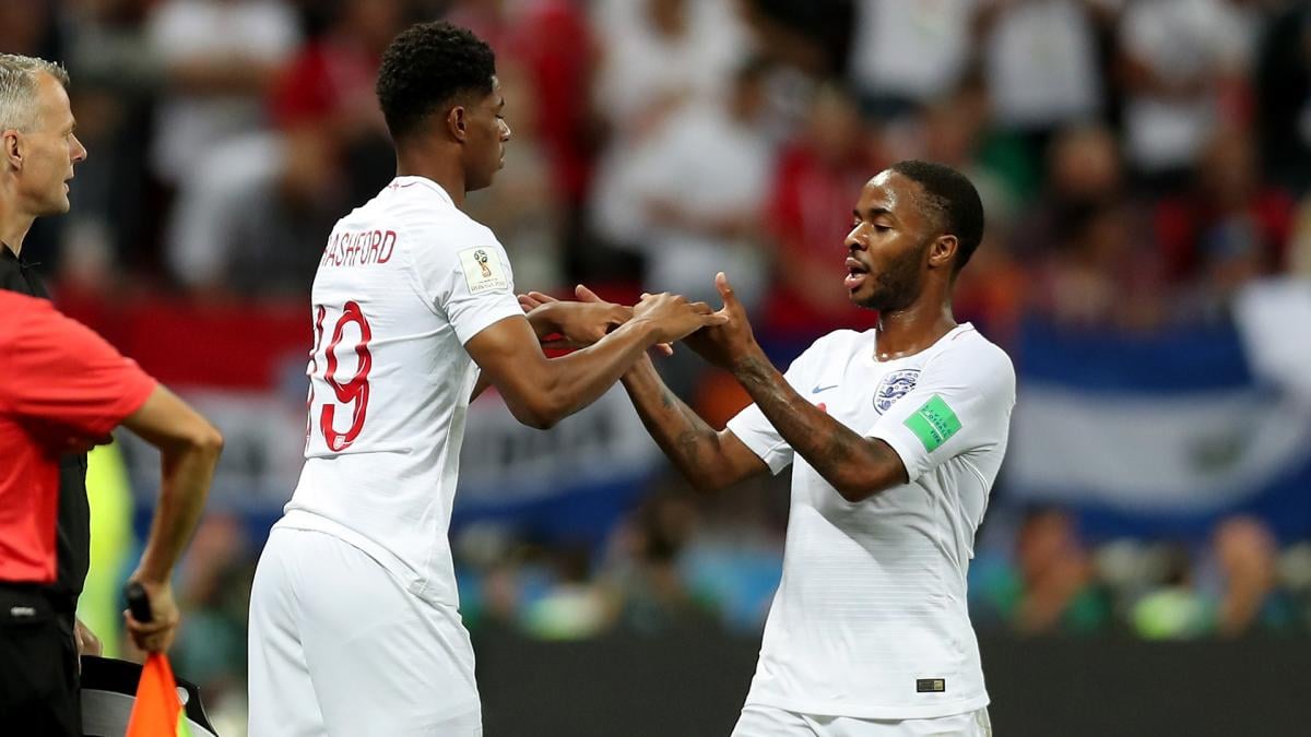 កីឡាករ Marcus Rashford និង Raheem Sterling