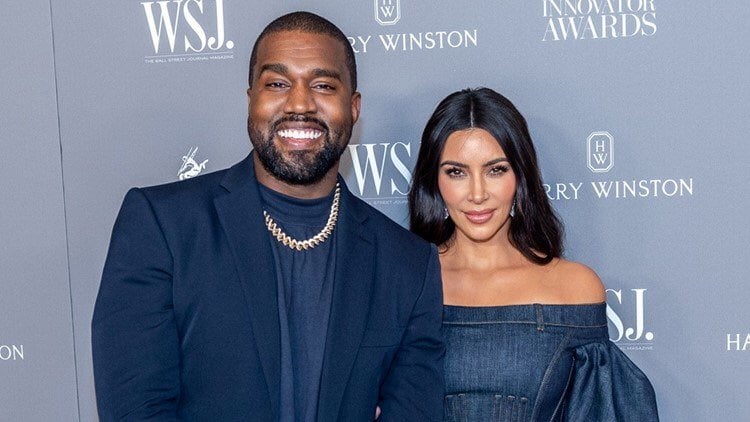 Kim Kardashian Westនិង  Kanya West