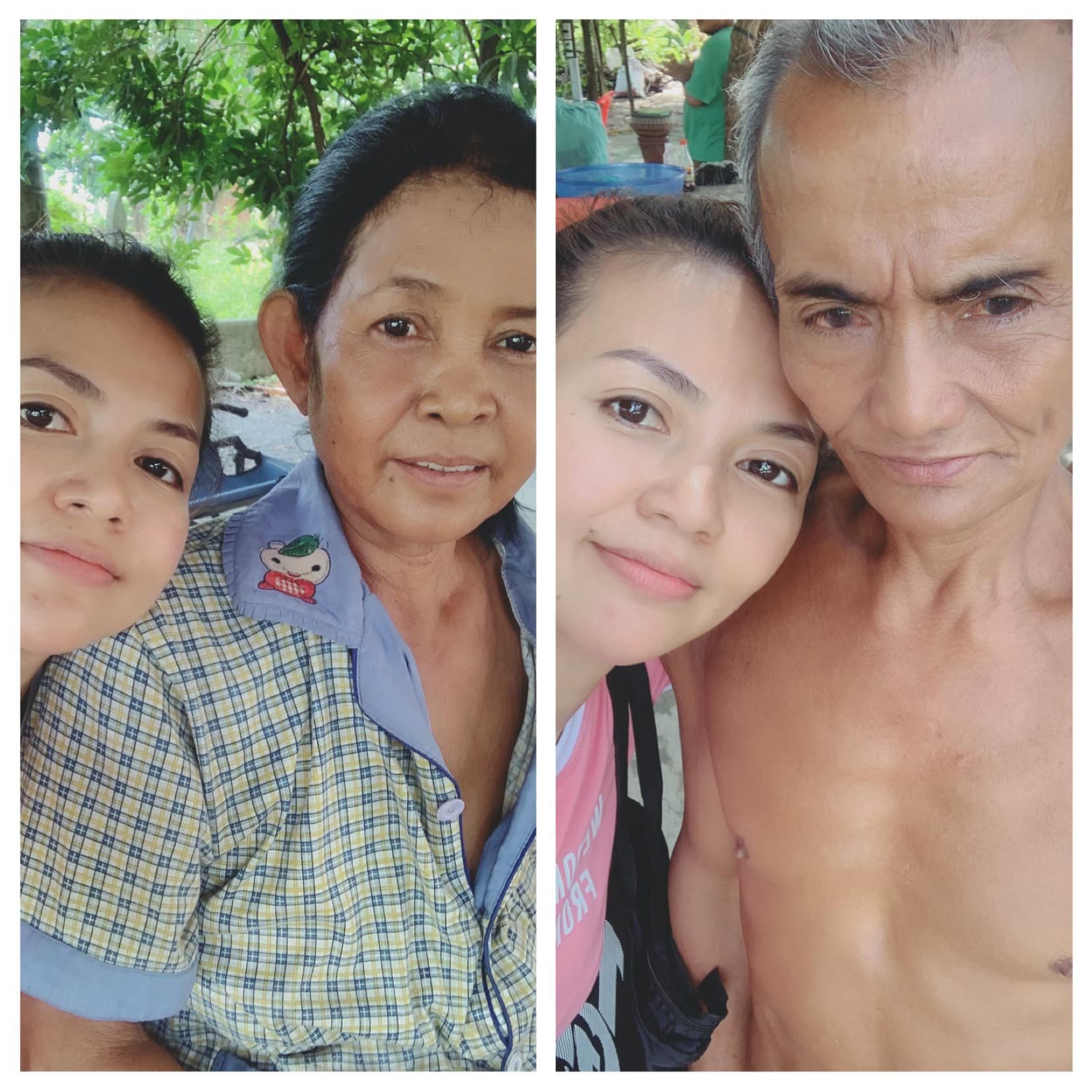 ម្តាយ ឪពុករបស់ អ្នកនាង ខាត់ សុឃីម (កាលឪពុកនៅរស់)