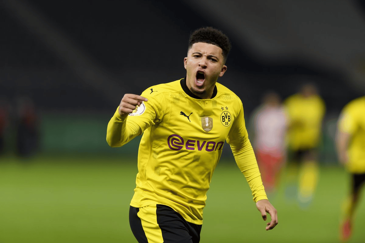 កីឡាករ Jadon Sancho&nbsp;