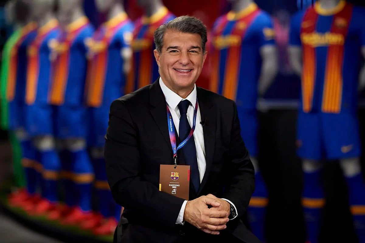&nbsp; លោក&nbsp;Joan Laporta&nbsp;&nbsp;ប្រធានក្លឹបអ្នកមានបុណ្យ&nbsp;FC Barcelona&nbsp;